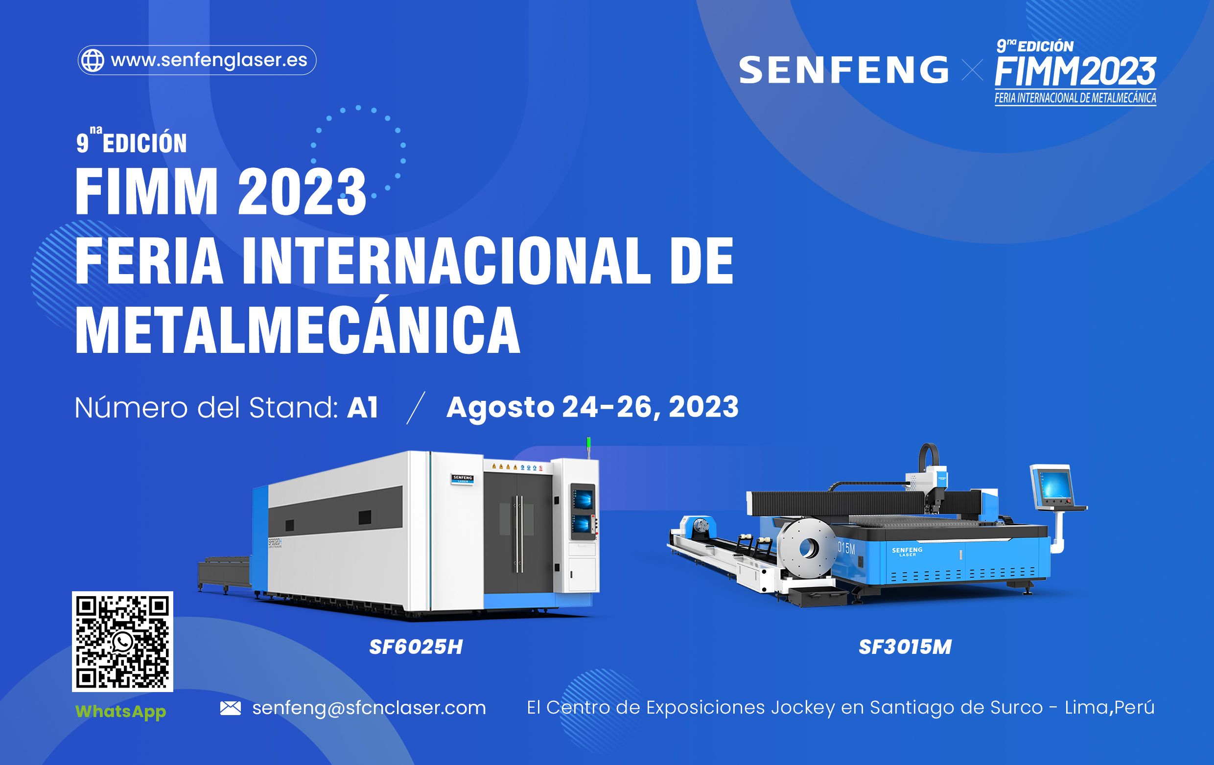 Participación de SENFENG en exposición FIMM 2023 Perú
